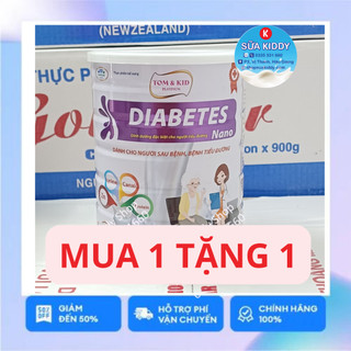 (MUA 1 TẶNG 1) Sữa tiểu đường Tom & Kid Platinum Diabetes Mega dành cho người tiểu đường 900g