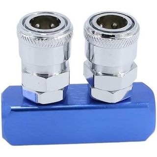 Nối nhanh máy khí nén - bộ đầu nối dây hơi chia 2 SML