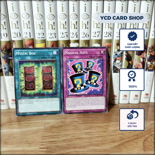Thẻ bài yugioh chính hãng set 2 lá hỗ trợ Dark magician - Common