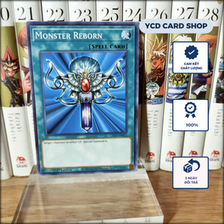 Thẻ bài yugioh chính hãng Monster Reborn Phục sinh -Common