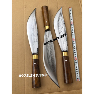 Dao đi rừng chặt cây củi - dao chặt xương gà vịt chuẩn nhíp xe 01