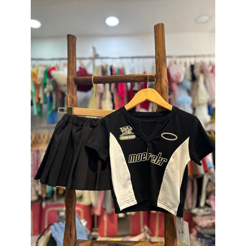 áo crop top den size cồ ( có ảnh mẫu)