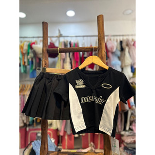 Áo crop top den size cồ