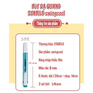Bút Dạ Quang Stabilo Swing Cool 14