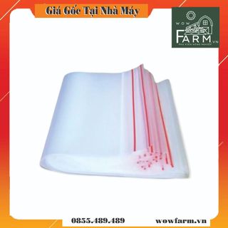 Túi Zip 1kg túi zip viền chỉ đỏ khóa bấm loại dày, cao cấp