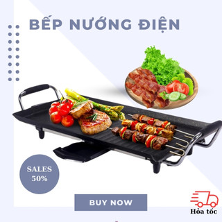 Bếp nướng điện không khói  Sunhouse SHD4607 công suất 1500w, mặt tráng men chống dính, bảo hành 12 tháng