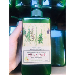 Dầu gội đầu tinh chất Bưởi dưỡng tóc mượt mà 500ml CÔ BA CHÀ đậm đặc