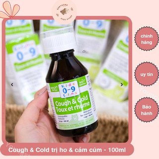 Siro cảm cúm cho bé cough & cold syrup for kids cho bé từ 0 đến 9 tuổi