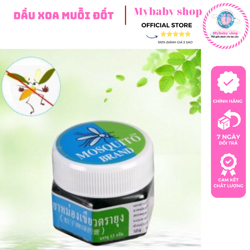 Dầu xoa muỗi đốt Thái Lan cho bé.