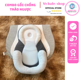 Combo gối chống trào BaBy và đệm ngủ đúng tư thế JJOVCE.