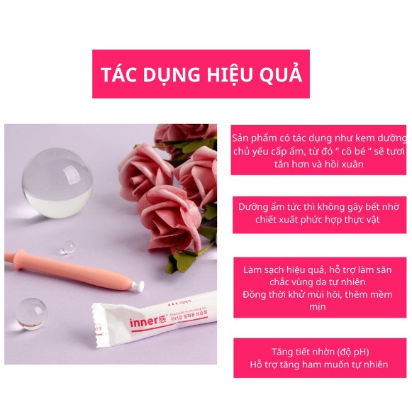 Dung Dịch Vệ Sinh Phụ Nữ Wettrust Inner Disposable Multicare Essence Gel