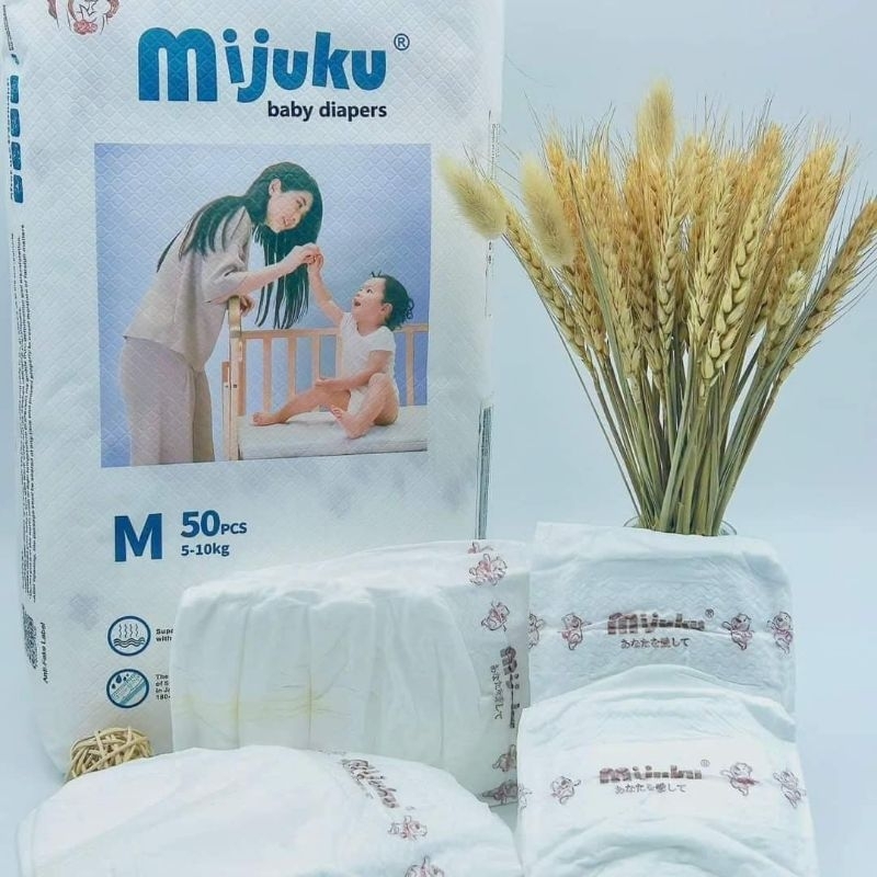 TÃ BỈM MIJUKU (1 GÓI 50 MIẾNG)