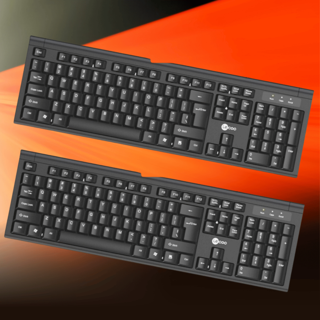 Bàn phím có dây Lecoo KB101, thiết kế hiện đại cho văn phòng VMK-VYN | BigBuy360 - bigbuy360.vn