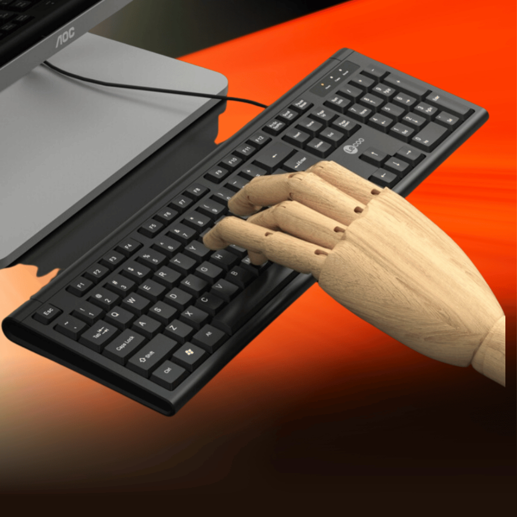 Bàn phím có dây Lecoo KB101, thiết kế hiện đại cho văn phòng VMK-VYN | BigBuy360 - bigbuy360.vn