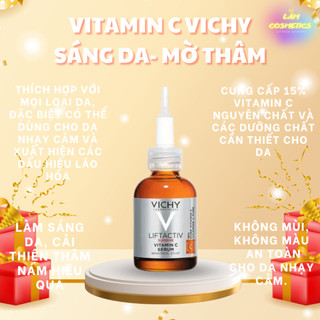 Dưỡng Chất Giúp Làm Sáng Và Cải Thiện Nếp Nhăn Vichy LiftActiv Vitamin C 15% Brightening Skin Corector 10ML