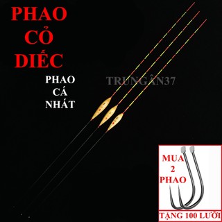 1 Phao cỏ F010 chuyên cá diếc - cá nhát - tăm nhỏ siêu nhẹ - phao cỏ câu đài