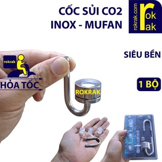 Cốc sủi CO2 Mufan Siêu mịn có móc treo hồ thủy sinh