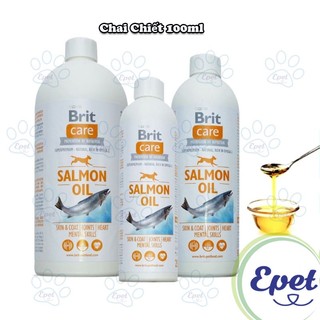 Dầu cá hồi cho chó brit care nhập đức giá sỉ