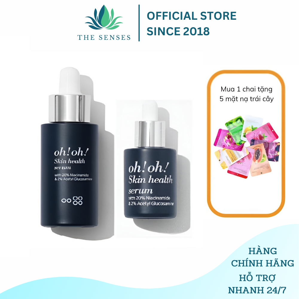 Serum Oh Oh Skin Health Niacinamide 20% sáng da - The Senses