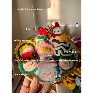 Mỉm | sẵn móc khoá mochi len các mẫu
