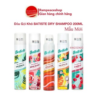 Dầu Gội Khô Batiste Dry Shampoo 200ml