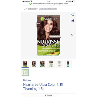 Nhuộm garnier Đức số 4.15