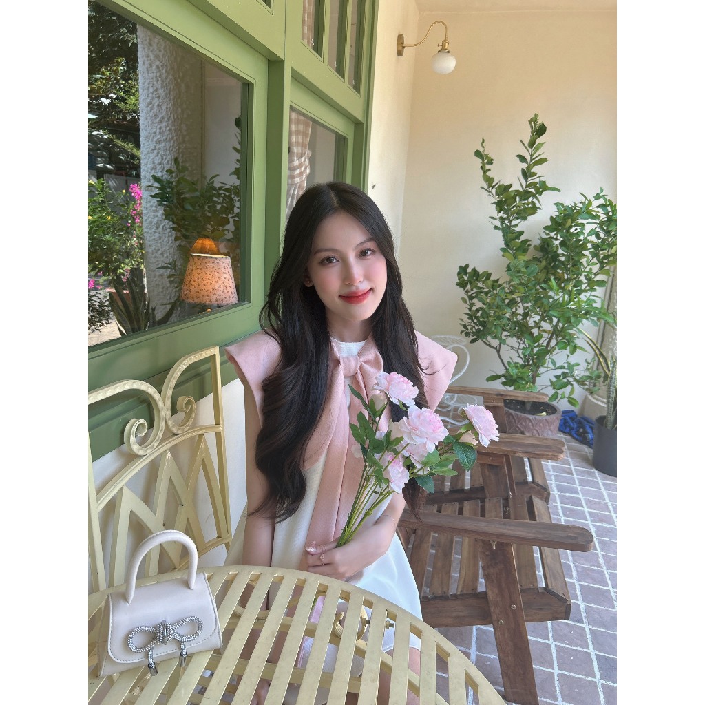 Đầm nana dress form xuông kèm nơ aguja | BigBuy360 - bigbuy360.vn