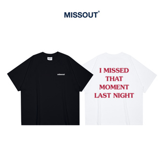 Áo Thun Missed Quote Tee Missout - Black White