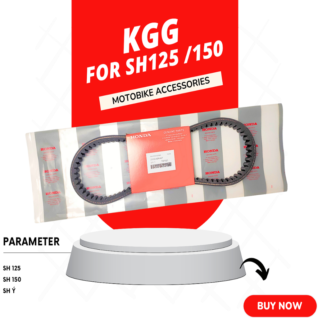 Dây curoa dây đai truyền động xe máy Sh Ý 125 150 KGG