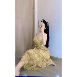 đầm hoa tơ