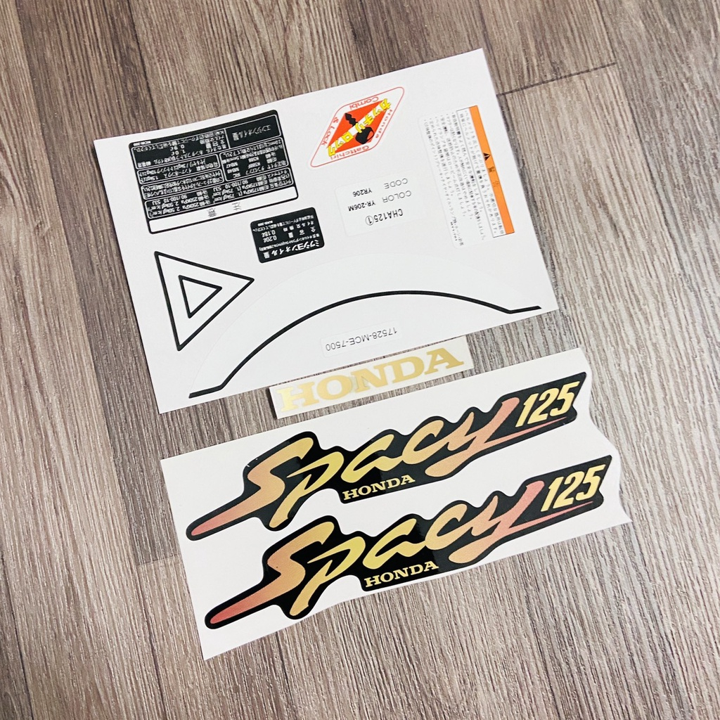 TEM CHỮ DÁN XE SPACY 125 SIÊU NÉT