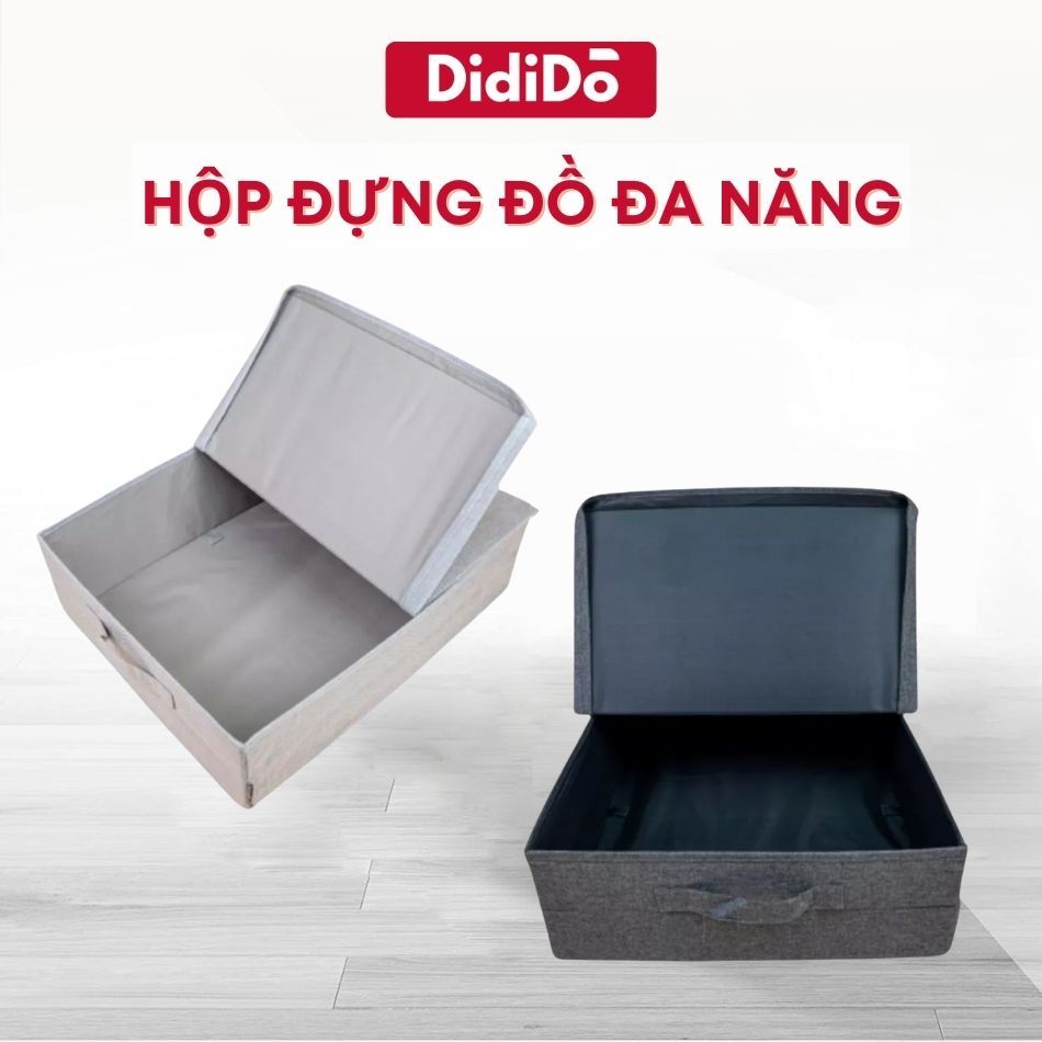 Hộp đựng quần áo hộp vải đựng quần áo khăn tắm đồ đa năng cỡ lớn khung nhựa cứng cáp hàng xuất khẩu