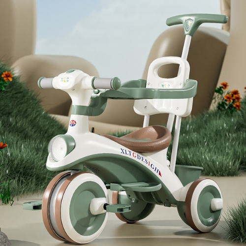 Xe đẩy ba bánh có đèn nhạc Kiêm xe đạp 3 bánh cho bé từ 1- 5 tuổi BABYHOPE