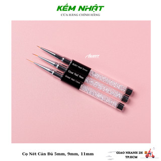 Cọ Vẽ Nét Cán Đá 3 Cỡ 5mm 9mm 11mm