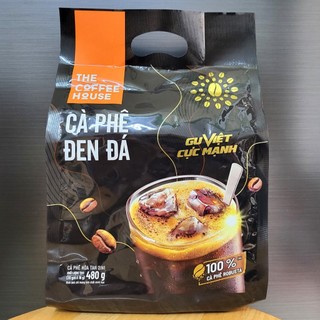  TÚI ĐEN - THE COFFEE HOUSE 480g   30 gói - CÀ PHÊ ĐEN ĐÁ  Gu Việt cực mạnh    2 in 1 Instant Milk Coffee 