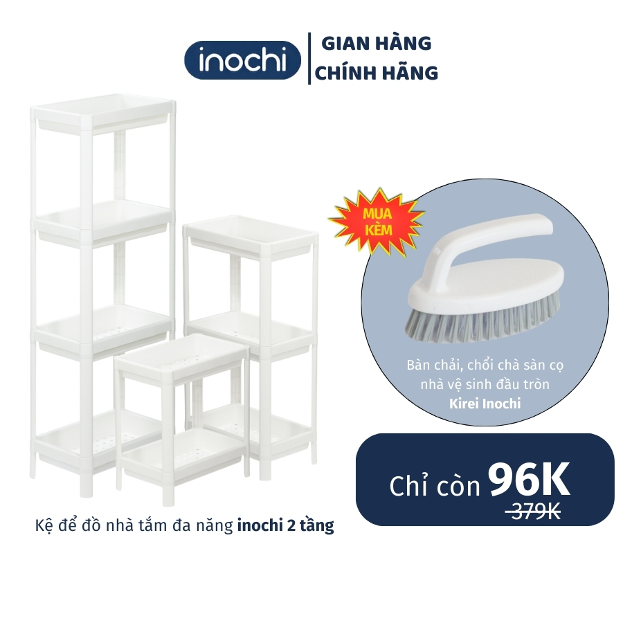 Kệ nhà tắm đa năng inochi chính hãng 2,3,4 tầng, kệ nhựa đựng đồ trong nhà vệ sinh phòng tắm tiện lợi