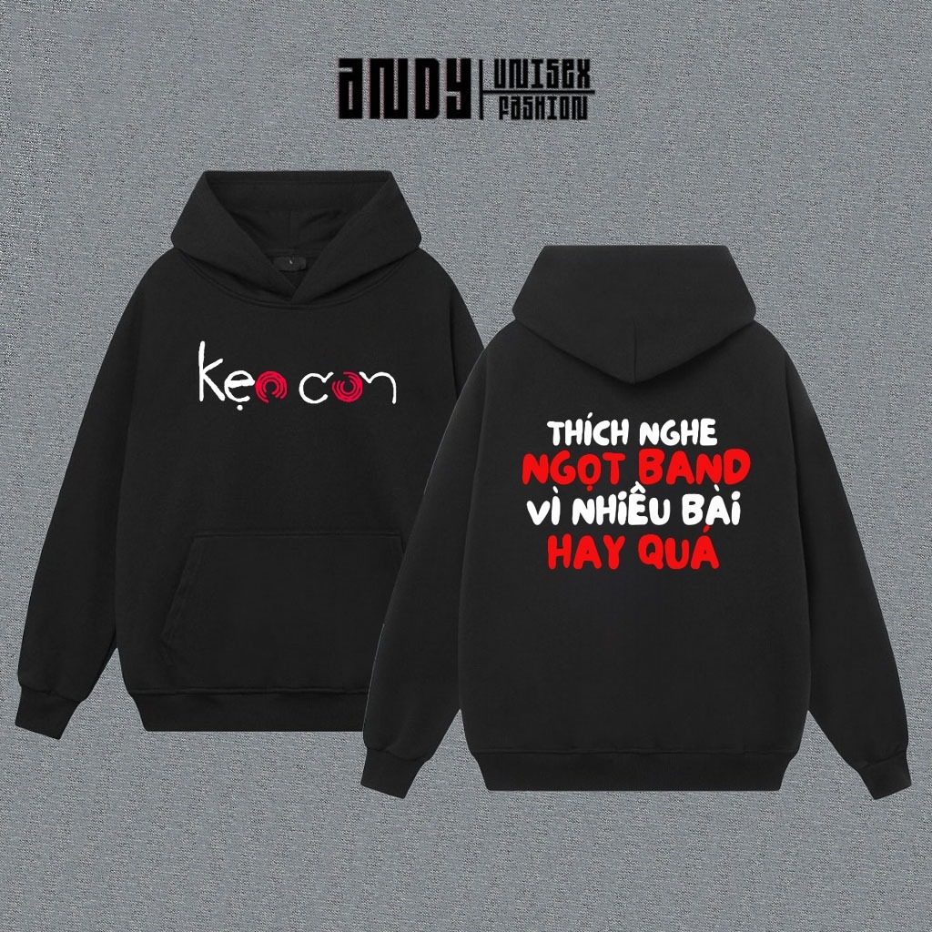 Áo Hoodie Kẹo con thích nghe Ngọt band unisex