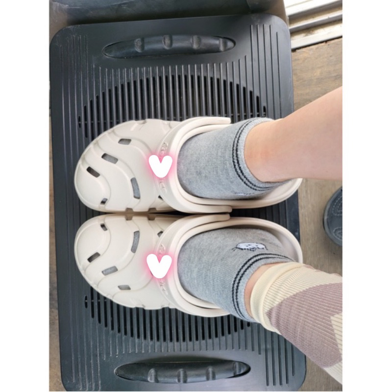 [CHÍNH HÃNG] Dép Sục Rọ "CROCS" DISCOVERY Expedition - màu Trắng Xám (Ivory)