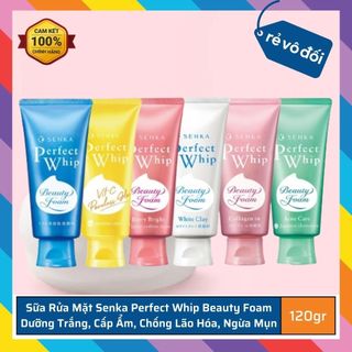 Sữa rửa mặt senka perfect whip 100g/120g
