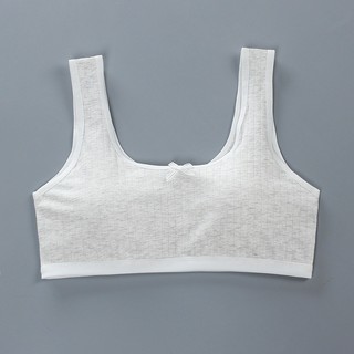 Áo lót học sinh dây bản to áo bé gái chất cotton có đệm thấm hút tốt
