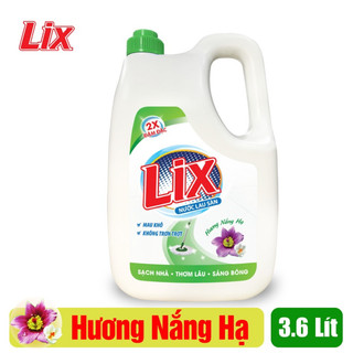 Nước lau sàn Lix Hương Nắng Hạ 3.6 lít