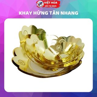 Khay hứng tàn nhang mạ đồng vàng, vỉ hứng tàn nhang đủ size, Hứng nhang