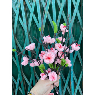 Hoa đào hoa mai kẽm nhung