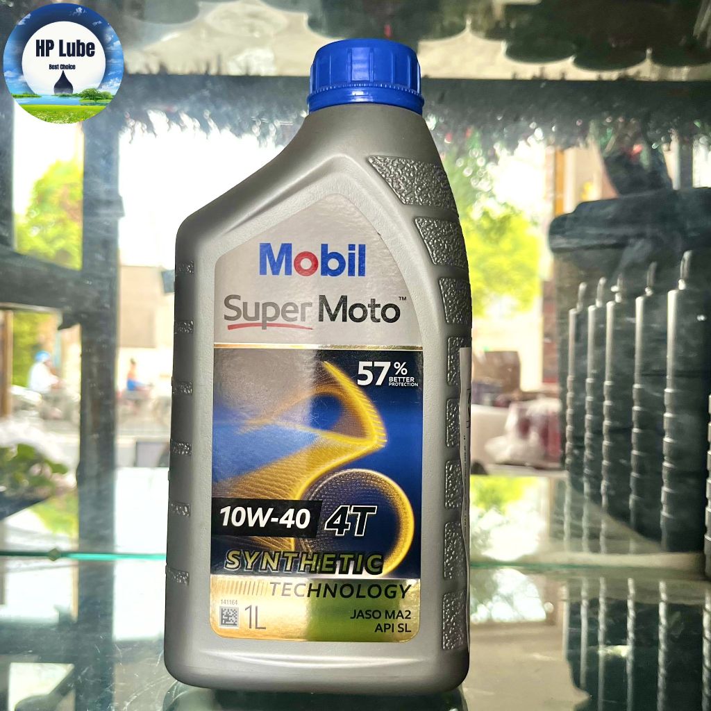 Nhớt Mobil 10w40 1L Cho Xe Số, Xe Tay Ga Chính Hãng Nhập Khẩu Singapore