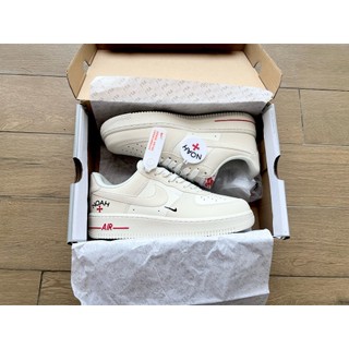 Giày thể thao af1 noah_ giày sneaker af1 trắng gót đỏ mẫu mới 2023