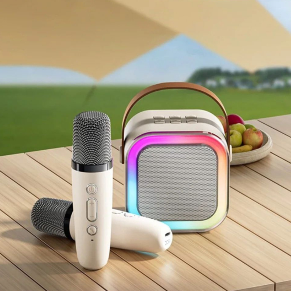 Loa Bluetooth Mini hát karaoke GODWELL sạc Pin Không dây, âm thanh bass chuẩn tặng kèm 2 míc hát bảo hành | BigBuy360 - bigbuy360.vn