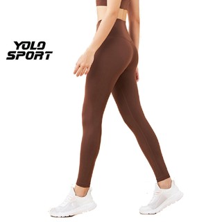 Quần Dài Legging Nữ Lulu Cạp Cao Thun Lạnh Co Giãn Tập Gym Yoga Aerobic Thể Thao Mềm Mịn Thoáng Mát Cao Cấp YOLO SPORT