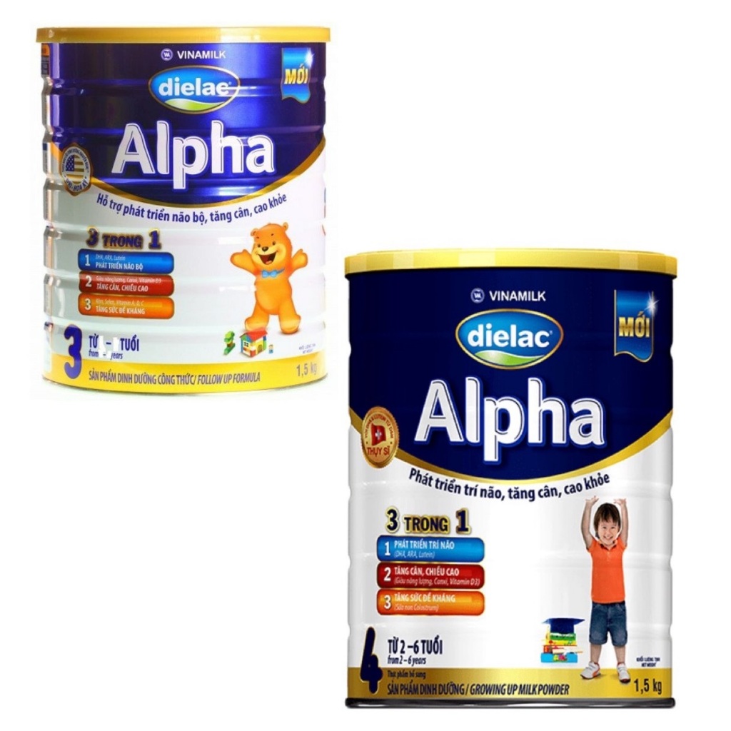 Sữa bột Vinamilk Dielac Alpha số 3/4 1kg5
