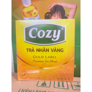 Cozy TRÀ ĐEN NHÃN VÀNG HỘP 100 túi lọc