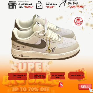 Giày sneaker thể thao af1xlv brown tino sc